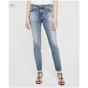 AG Adriano Goldschmeid DENIM NWT Mari High Rise Straight Leg Denim Jean // 00